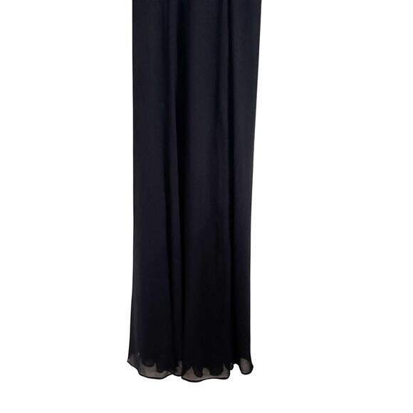 SHOW ME YOUR MUMU Jenn Chiffon Maxi Dress Black Medium M - Picture 5 of 11